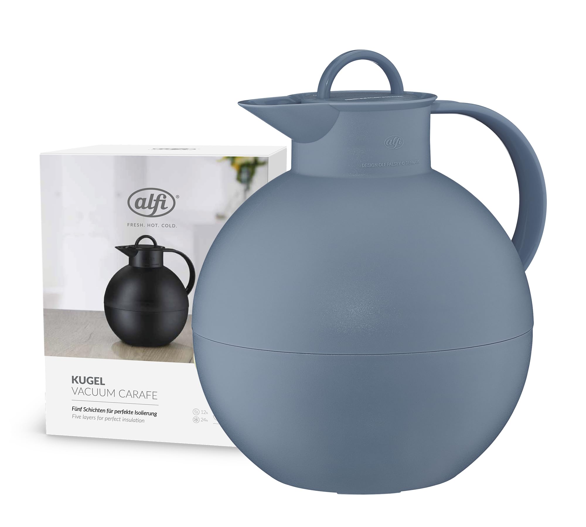 Amazon.com: alfi Vacuum jug, Thermos Flask, Blue, 0,94 Liter